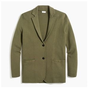 NWT J. Crew Cotton Sweater-Blazer